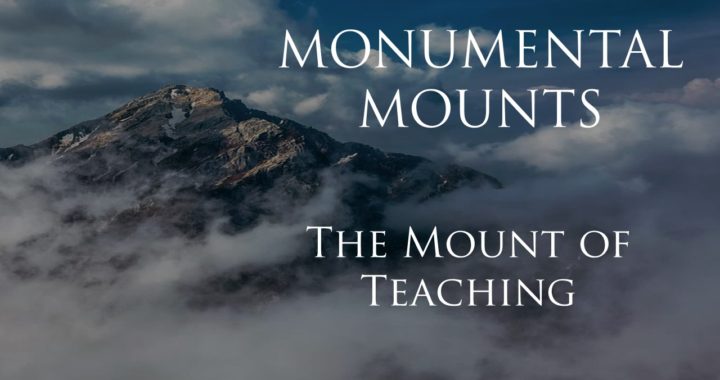 The Mount of Teaching