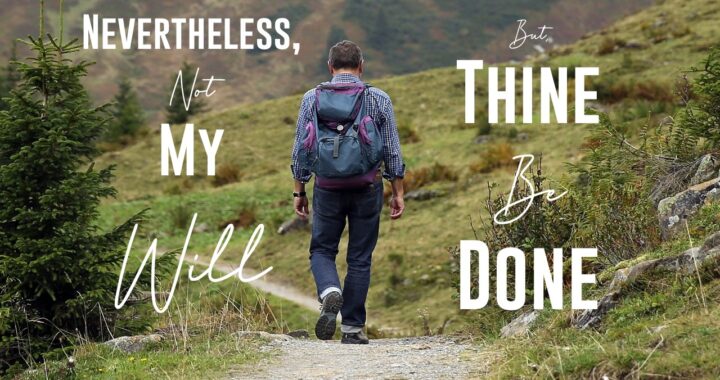 Nevertheless, Not My Will, But Thine Be Done